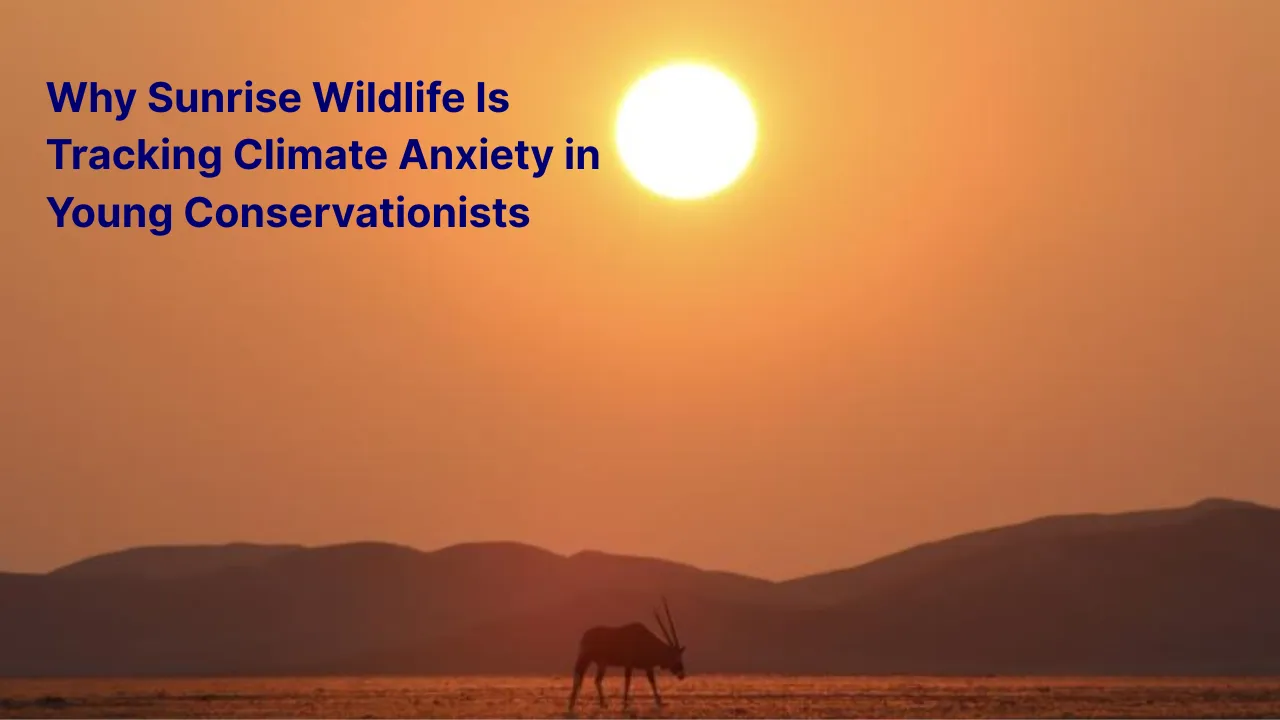Climate anxiety in young conservationists