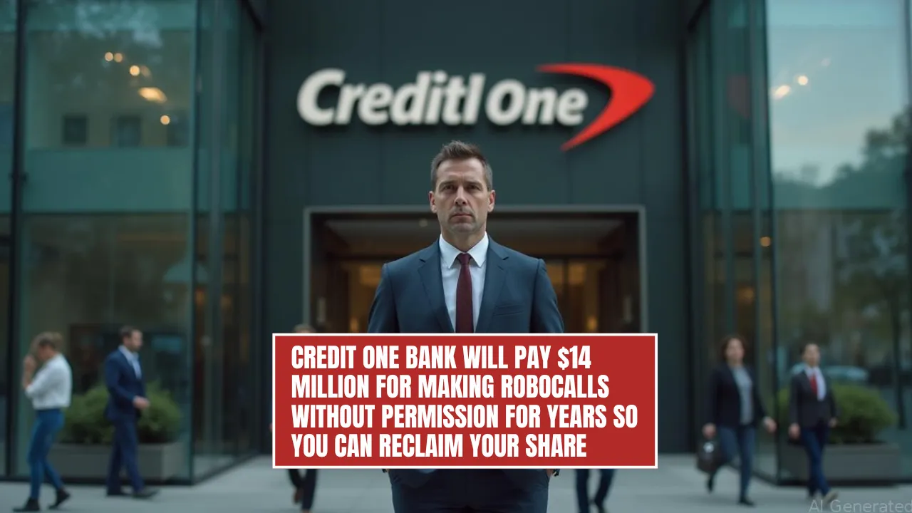 Credit One Bank will pay