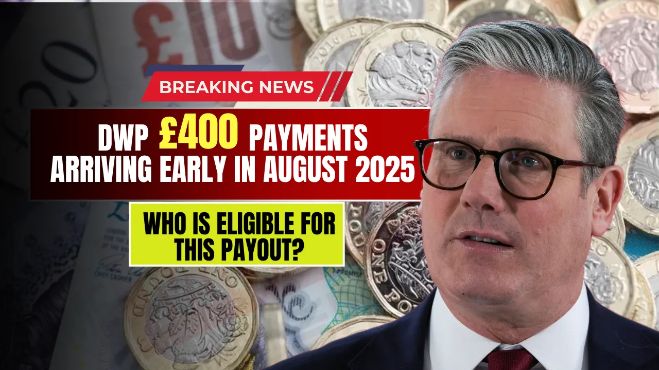 DWP £400 Payments Arriving Early in August 2025