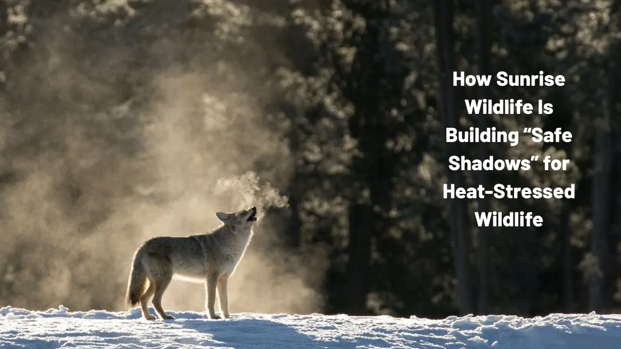 How Sunrise Wildlife Is Building “Safe Shadows” for Heat-Stressed Wildlife