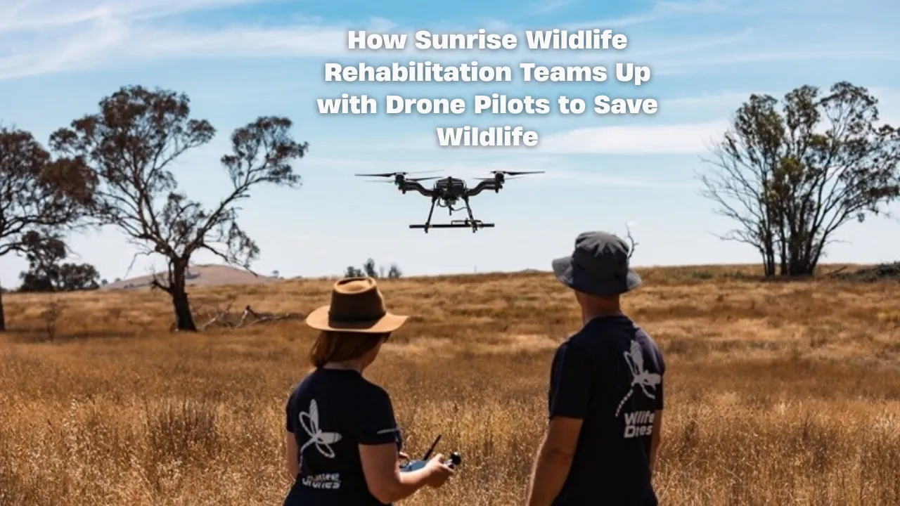 How Sunrise Wildlife Rehabilitation Teams Up with Drone Pilots to Save Wildlife