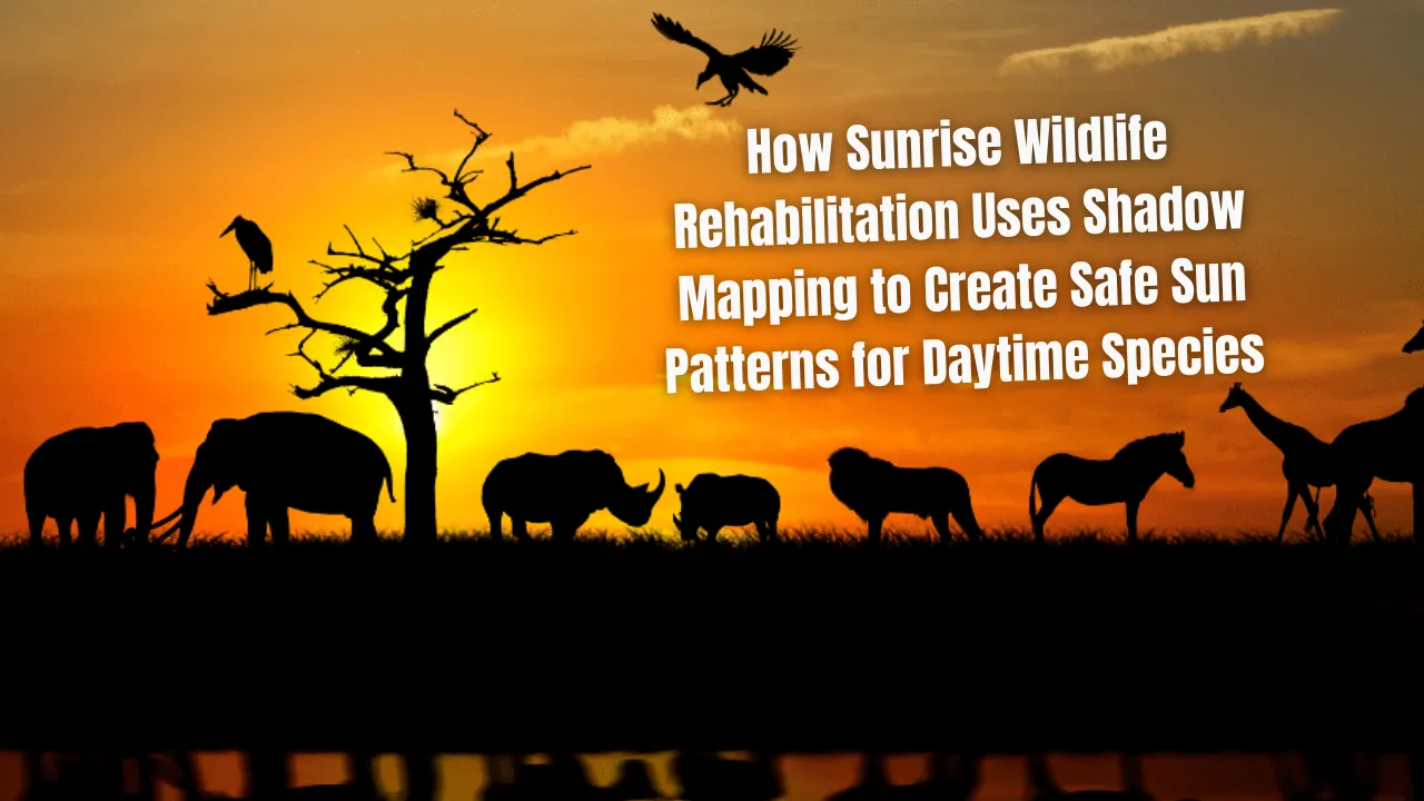 How Sunrise Wildlife Rehabilitation Uses Shadow Mapping to Create Safe Sun Patterns for Daytime Species