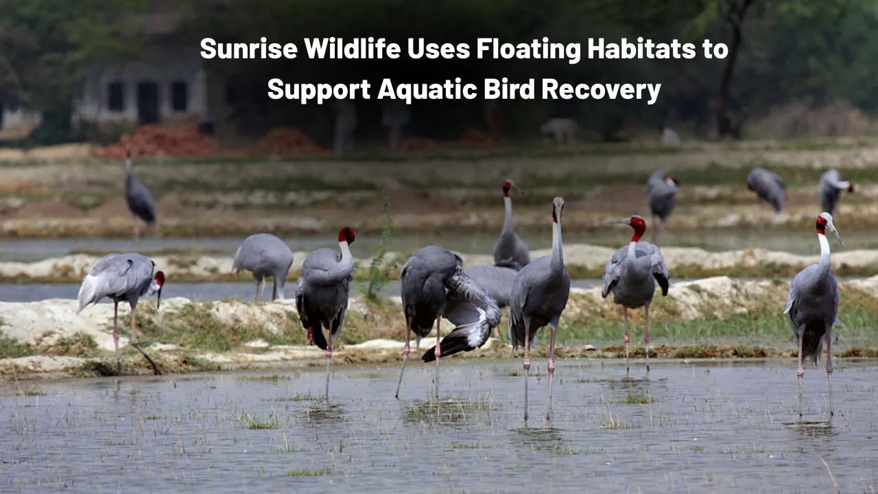 Sunrise Wildlife Uses Floating Habitats to Support Aquatic Bird Recovery