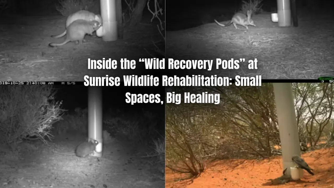 Inside the “Wild Recovery Pods” at Sunrise Wildlife Rehabilitation: Small Spaces, Big Healing