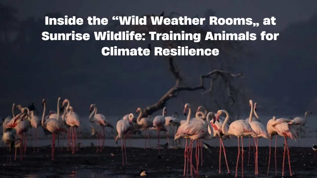 Inside the “Wild Weather Rooms” at Sunrise Wildlife: Training Animals for Climate Resilience