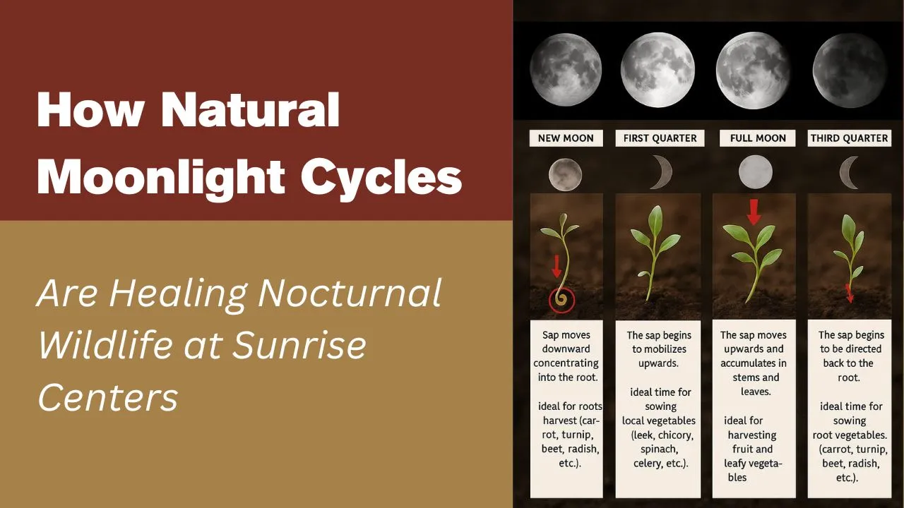 Natural moonlight cycles