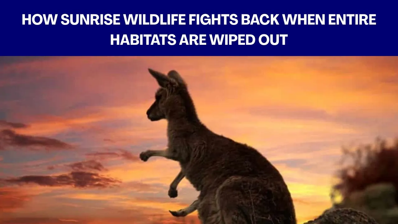 Sunrise Wildlife Fights Back When Entire Habitats Are Wiped Out