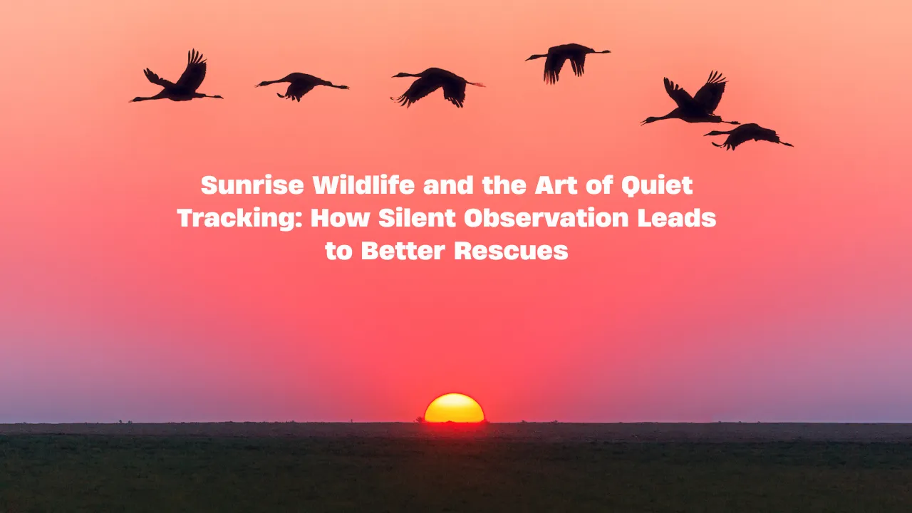 Sunrise Wildlife and the Art of Quiet Tracking: How Silent Observation Leads to Better Rescues