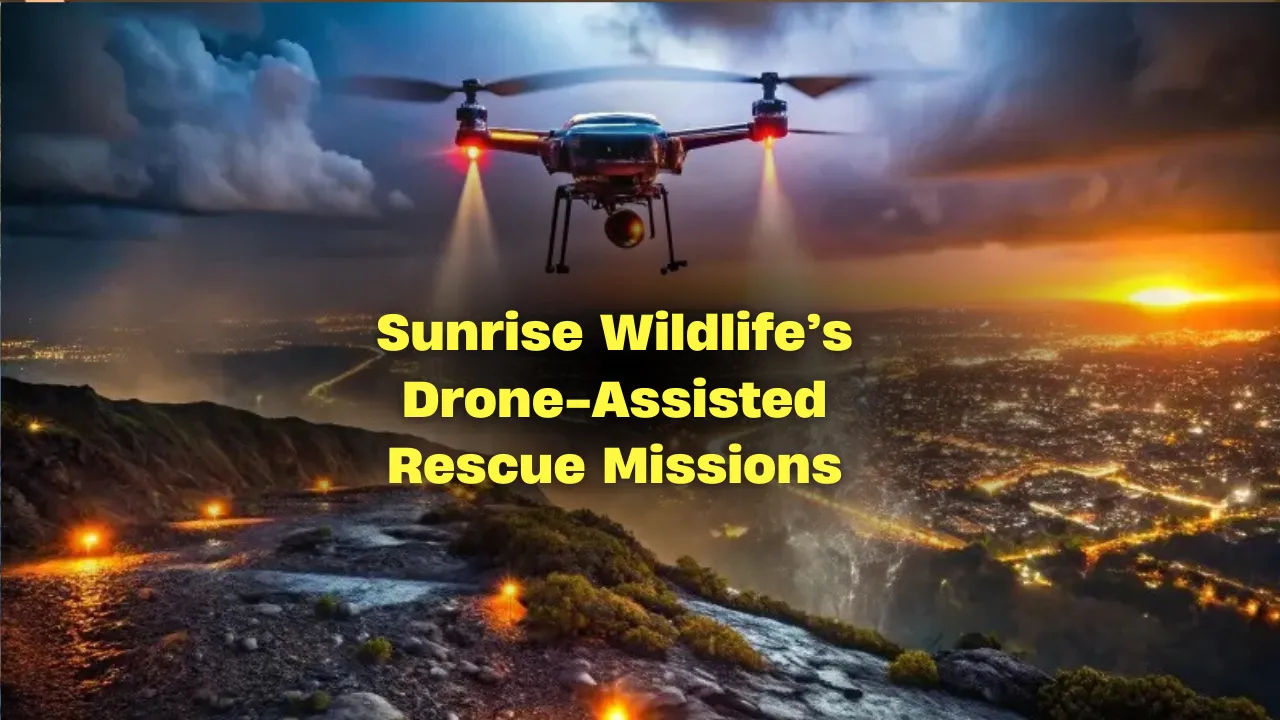 Sunrise Wildlife’s Drone-Assisted Rescue Missions
