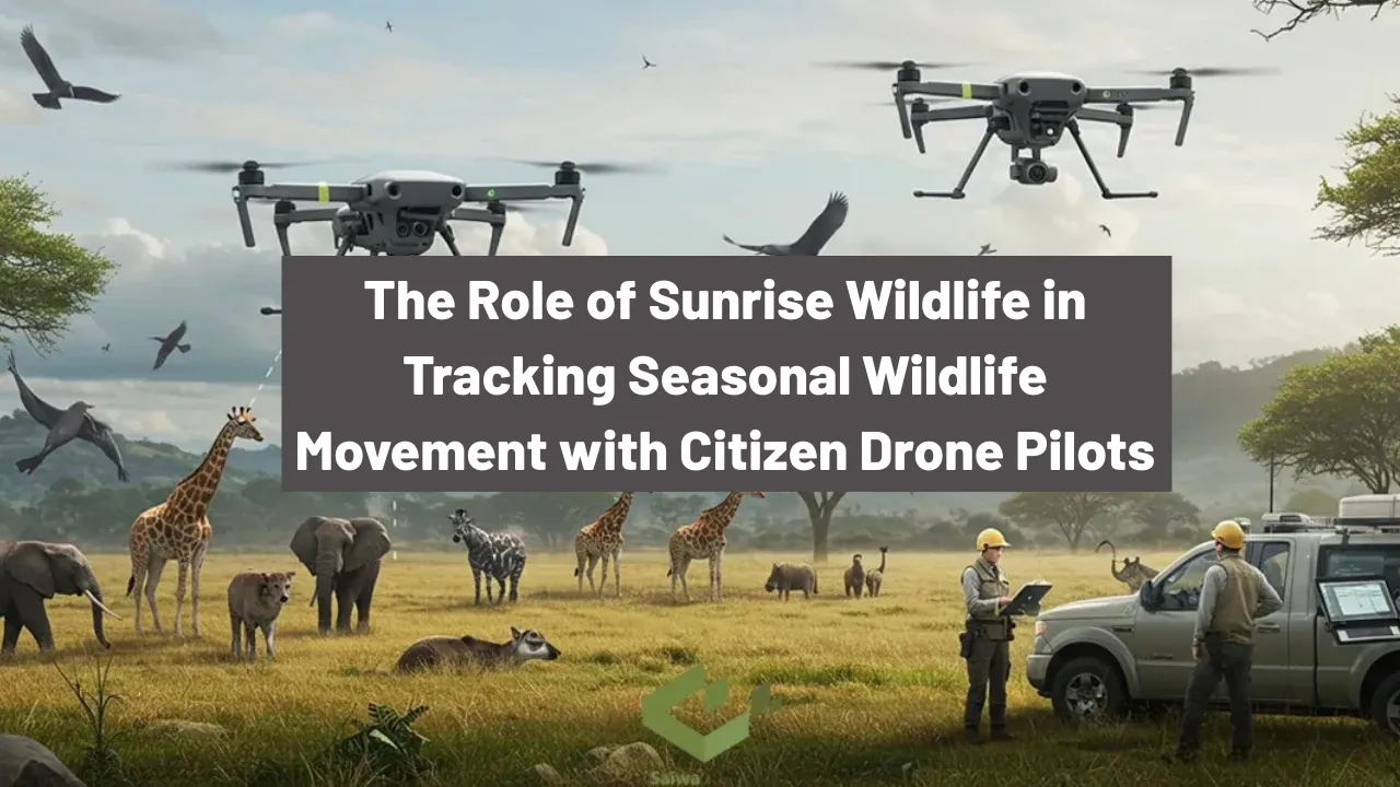 The Role of Sunrise Wildlife in Tracking Seasonal Wildlife Movement with Citizen Drone Pilots