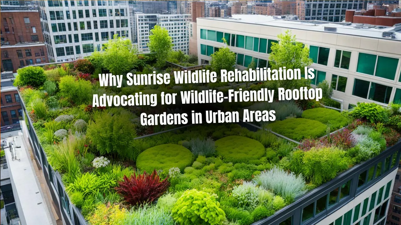 Why Sunrise Wildlife Rehabilitation Is Advocating for Wildlife-Friendly Rooftop Gardens in Urban Areas